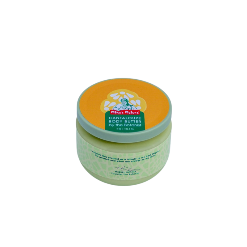 Mikes Melon's Body Butter de Melón Cantaloupe 8 oz – Hidratante Corporal Natural y Nutritivo