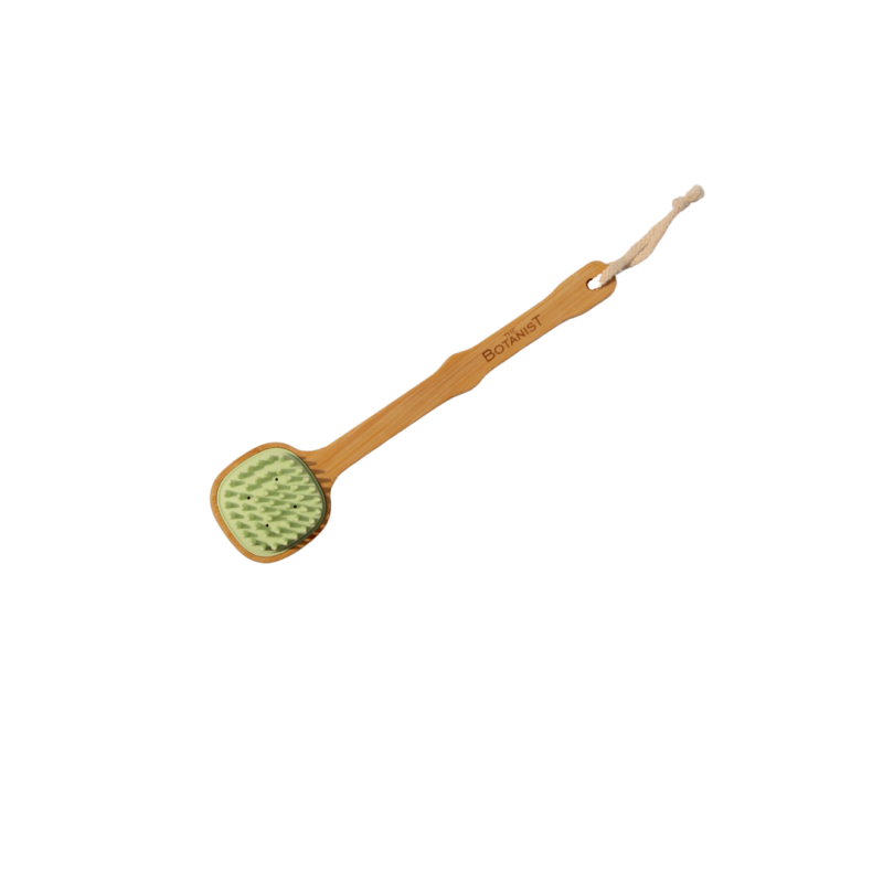 Cepillo de silicona para ducha con agarradera
