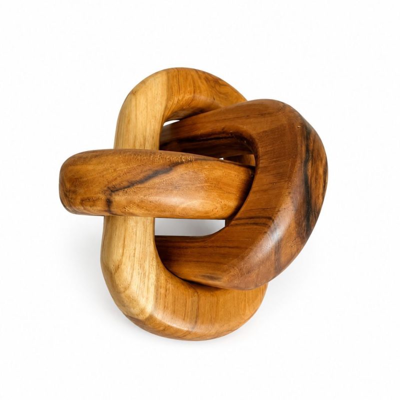 Nudo Decorativo de Madera de Teca